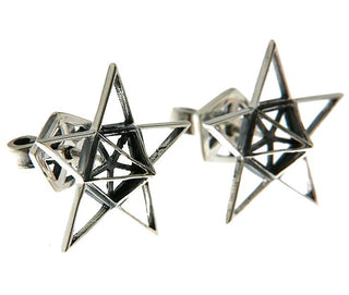 Star Stud Silver Earrings